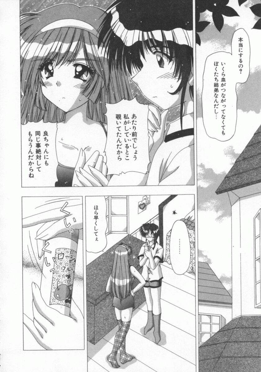 【エロ漫画】【エロ漫画】弟にオナニーを強要させちゃうエッチに興味津津なお姉さん…たまらず６９でフェラをして生ハメ近親相姦セックスしちゃう【Feena：禁じられたお遊び】