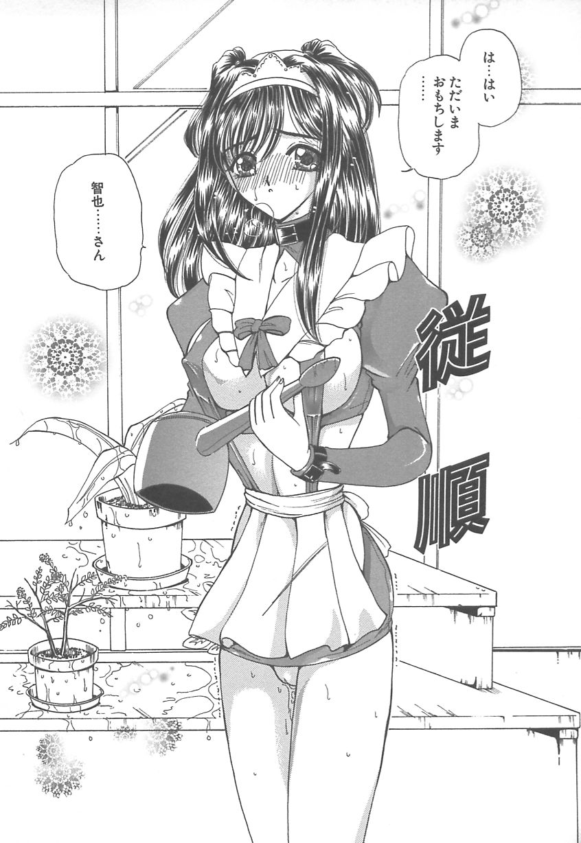 【エロ漫画】【エロ漫画】お坊ちゃんにご奉仕しちゃう汗っかきのメイドお姉さん…手マンをされながらご奉仕フェラをして生ハメ中出しいちゃラブセックスしちゃう【くりから：従順】