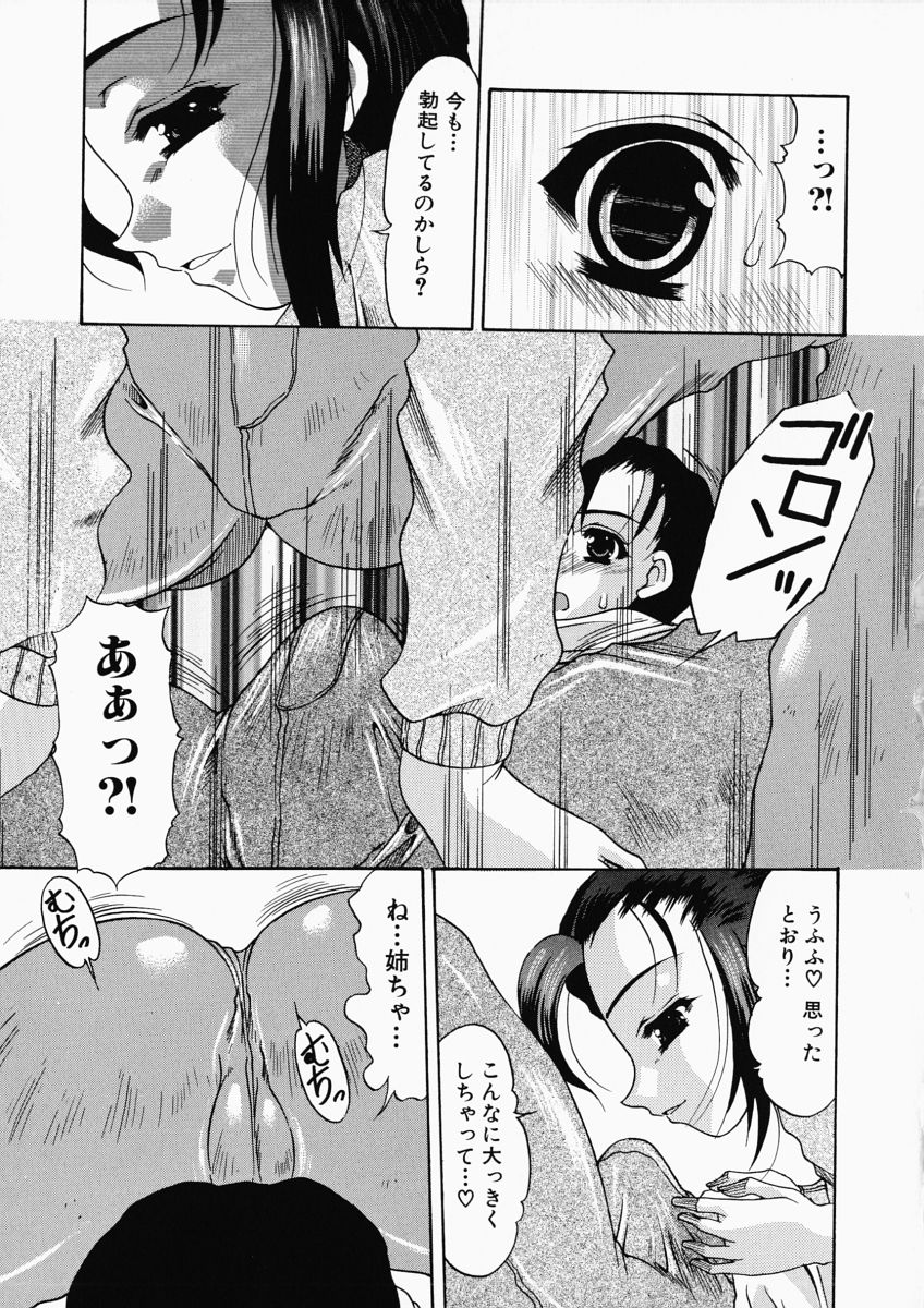 【エロ漫画】【エロ漫画】巨尻でムチムチ巨乳の叔母に誘惑されちゃうショタ…６９でクンニやフェラをして生ハメ中出しセックスしちゃう【水月林太郎：バーリトゥード♡ むちむち】