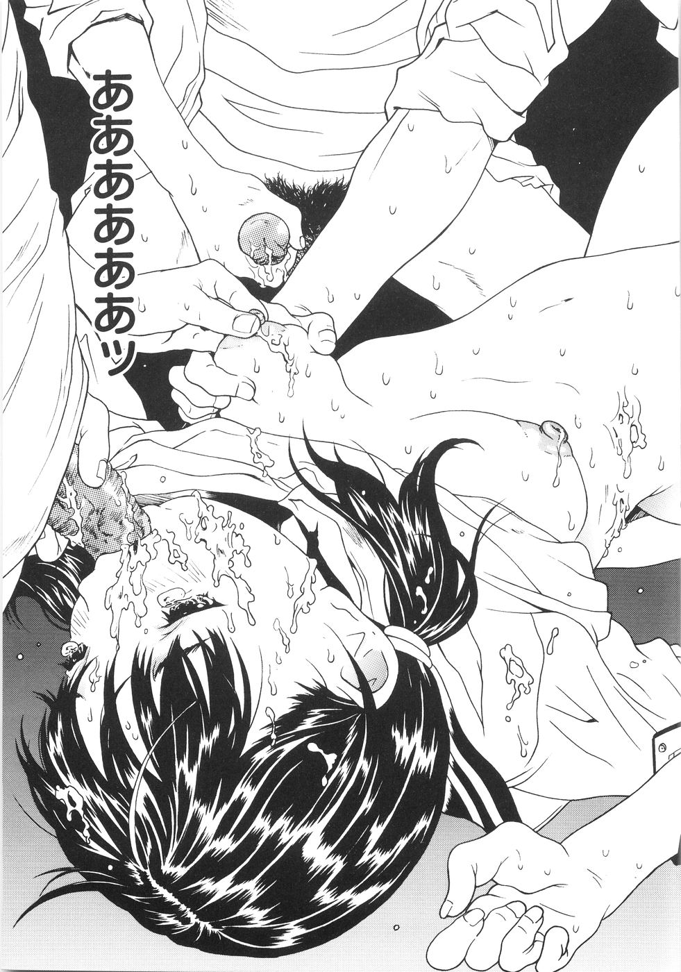 【エロ漫画】【エロ漫画】脅迫されて犯されちゃう淫乱巨乳メガネJK…バックで生ハメ中出し絶頂アクメ堕ちしちゃう【葛城ゆう：イメージ】