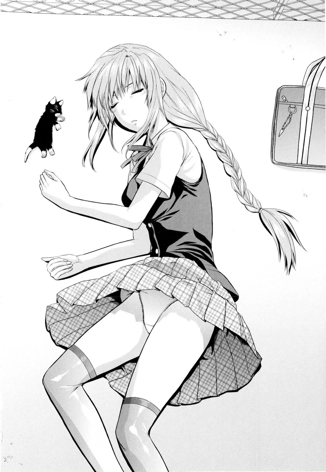 【エロ漫画】【エロ漫画】後輩を誘惑しちゃう淫乱先輩…足コキをして生ハメ中出しいちゃラブセックスしちゃう【柚木N'ｖ：クール先輩】